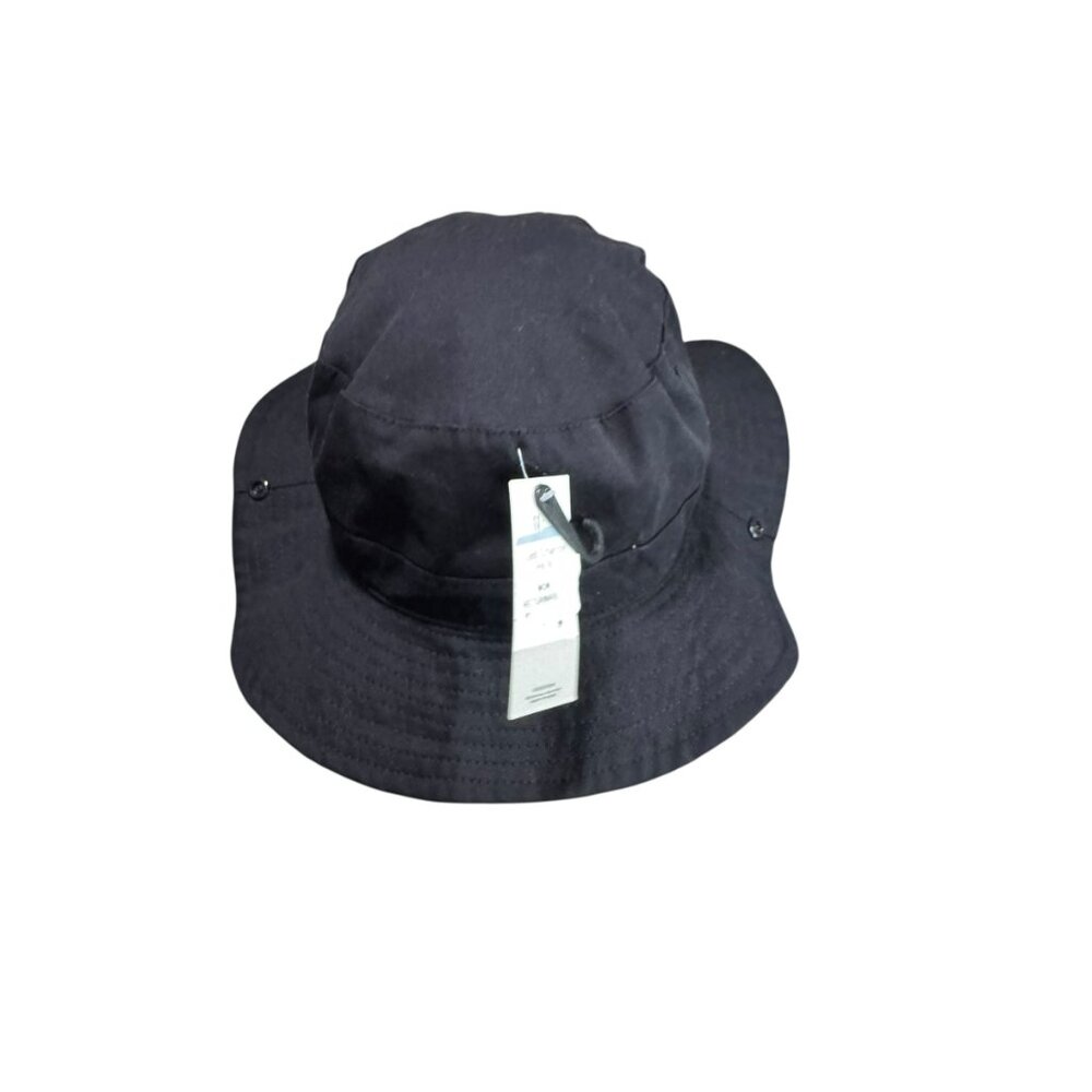 Outdoor Bucket Hat Black Adjustable Chin Strap Nordstrom NWT Size OS (Med) - Picture 8 of 8